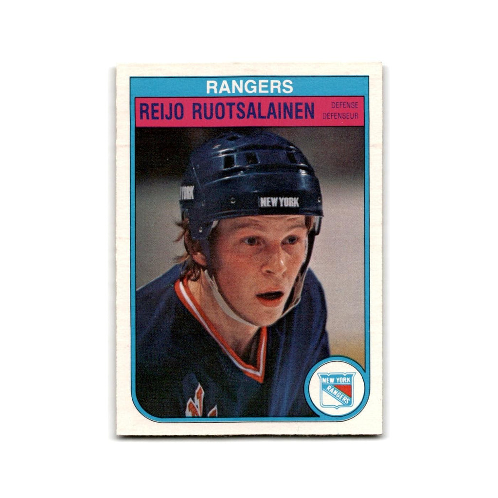 1982 O-Pee-Chee Reijo Ruotsalainen RC New York Rangers #233