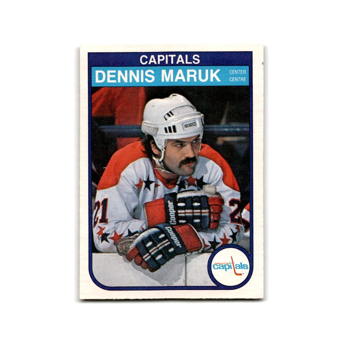 1982 O-Pee-Chee Dennis Maruk Washington Capitals #369