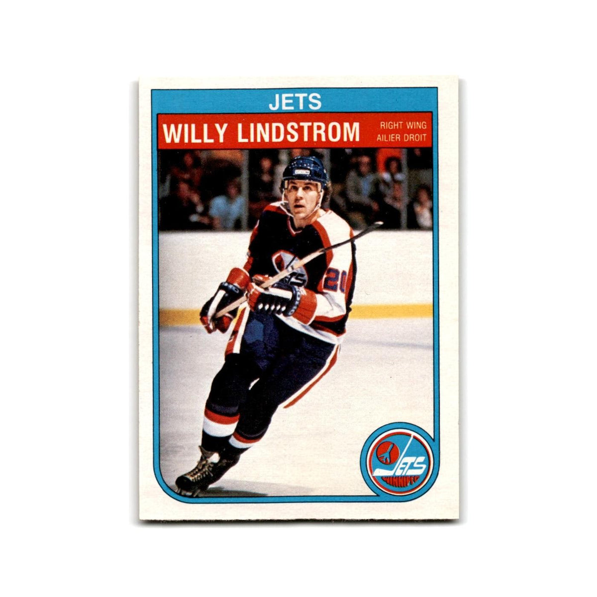 1982 O-Pee-Chee Willy Lindstrom Winnipeg Jets #384