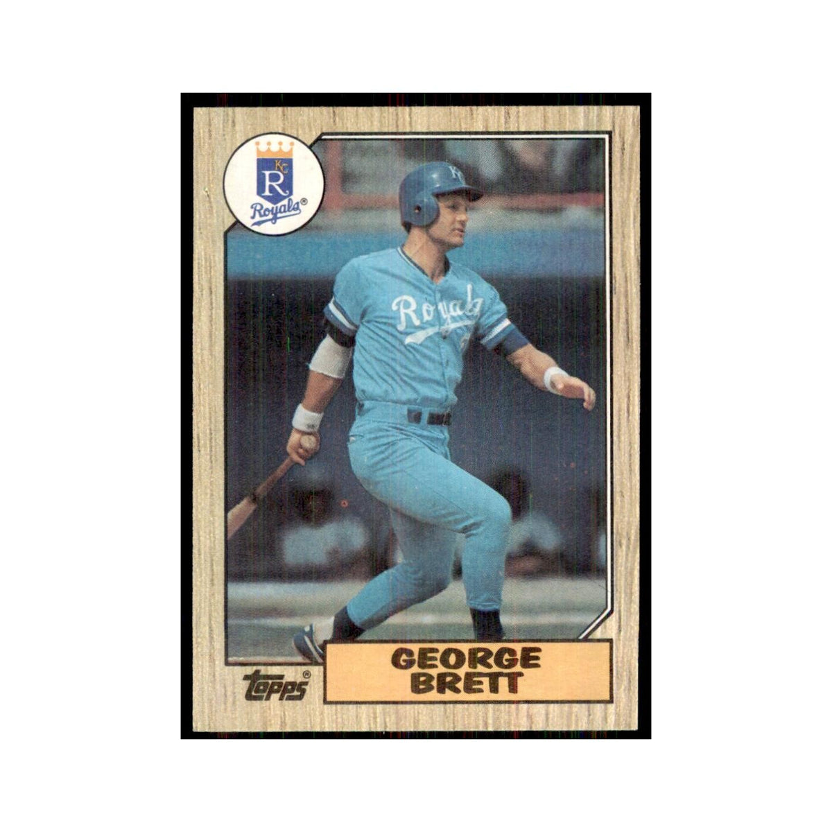 1987 Topps Baseball Card George Brett Royals #400