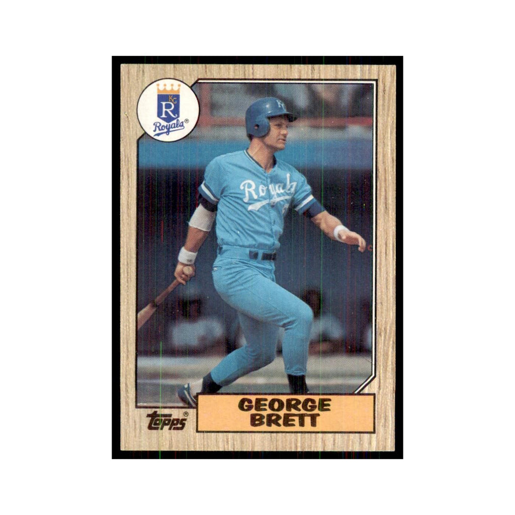 1987 Topps Baseball Card George Brett Royals #400