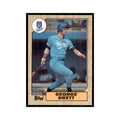 1987 Topps Baseball Card George Brett Royals #400