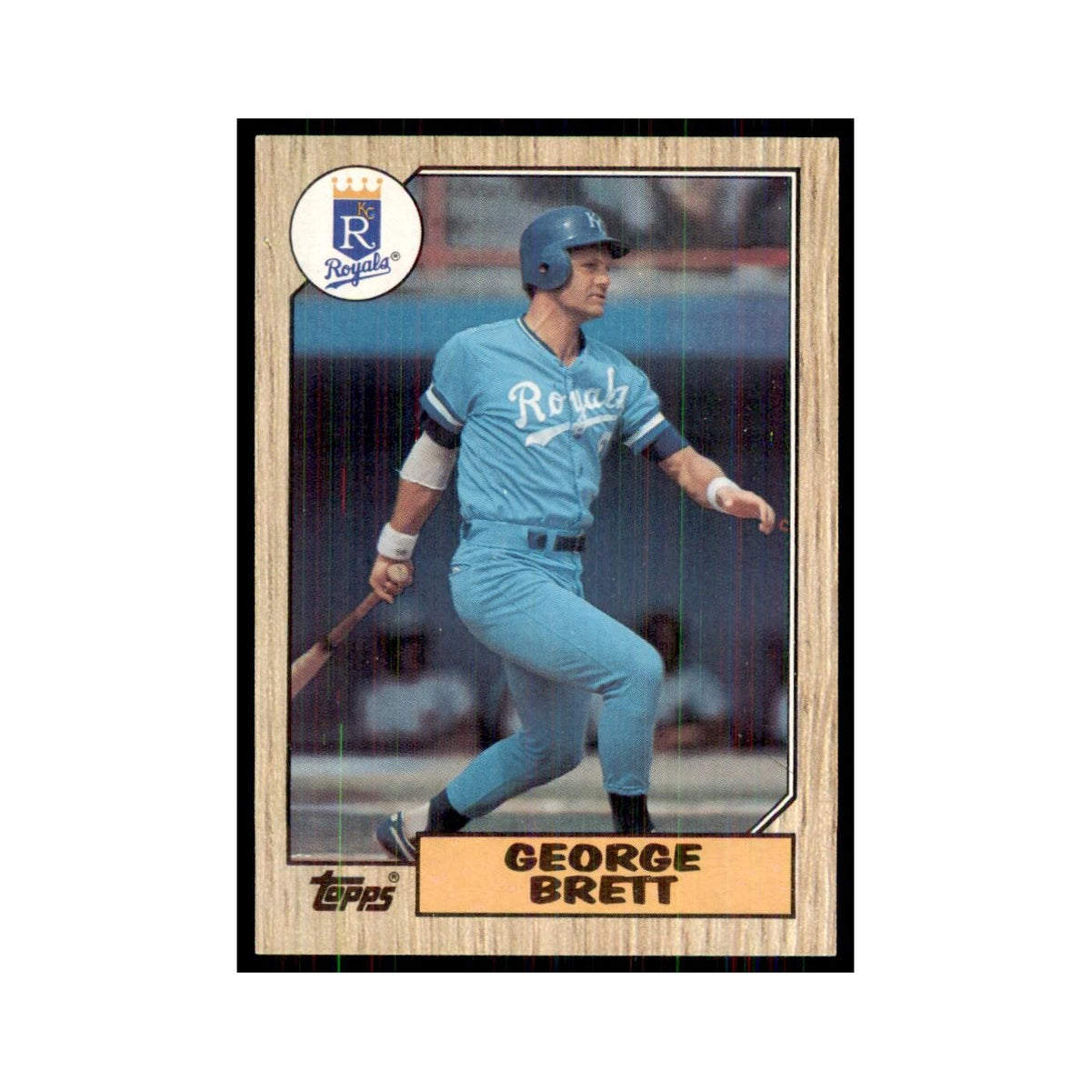 1987 Topps Baseball Card George Brett Royals #400