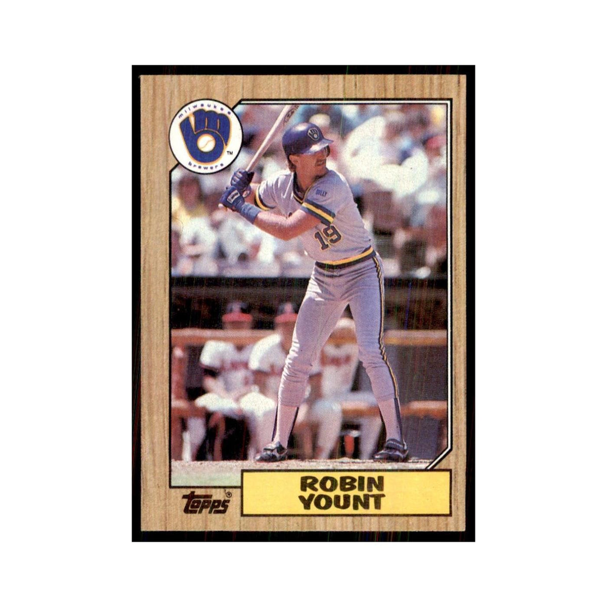 1987 Topps Baseball Card Robin Yount Brewers #773