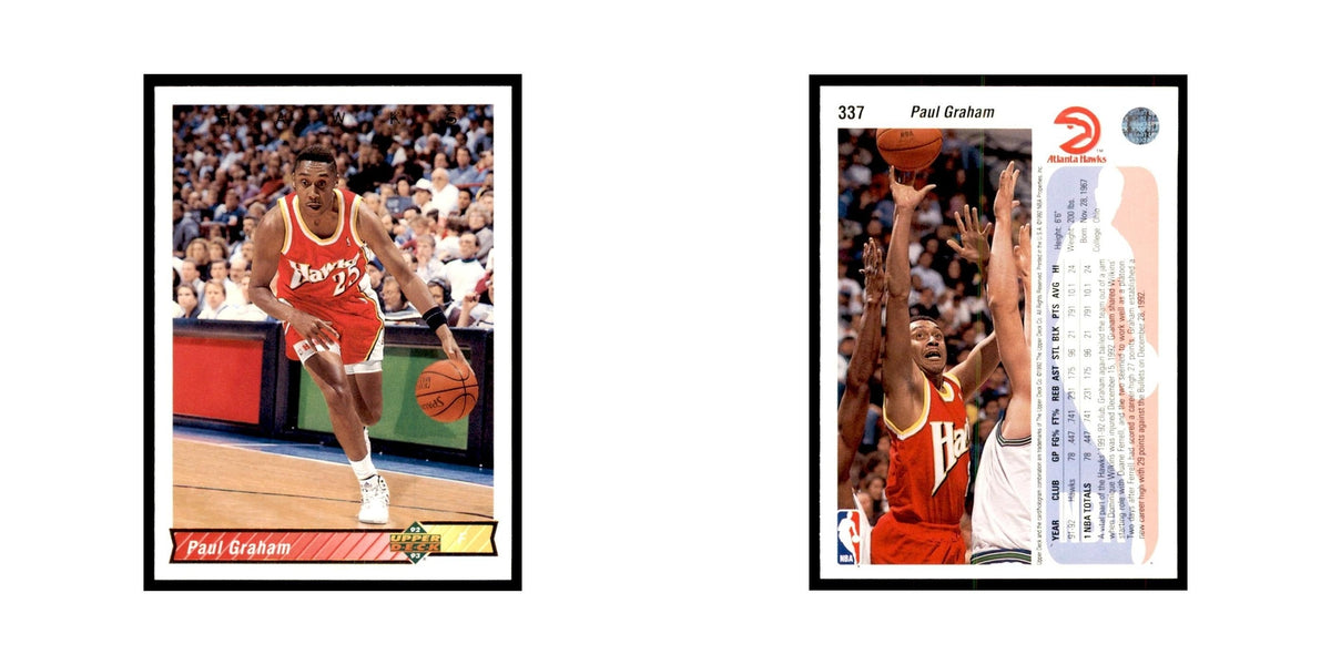 1992 Upper Deck Paul Graham Basketball Cards #337