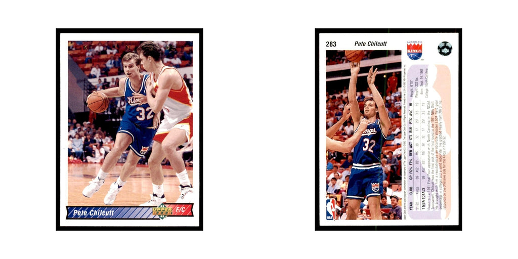1992 Upper Deck Pete Chilcutt Basketball Cards #283