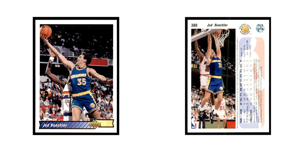 1992 Upper Deck Jud Buechler Basketball Cards #380