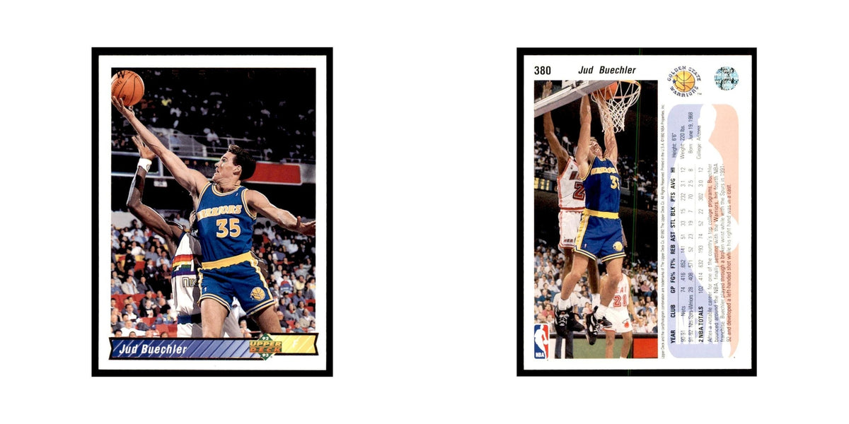 1992 Upper Deck Jud Buechler Basketball Cards #380