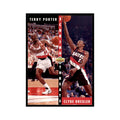 1992 Upper Deck Terry Porter/Clyde Drexler Basketball Cards #503