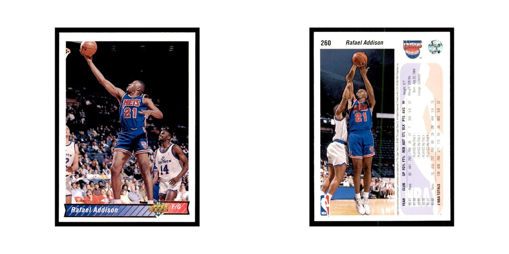 1992 Upper Deck Rafael Addison Basketball Cards #260