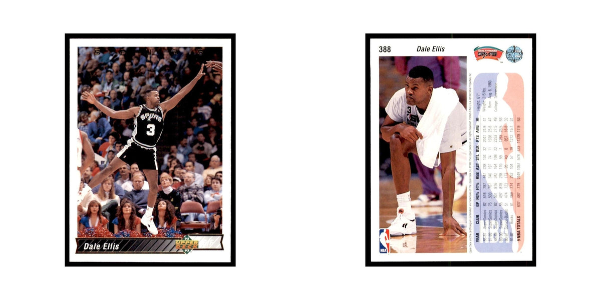 1992 Upper Deck Dale Ellis Basketball Cards #388