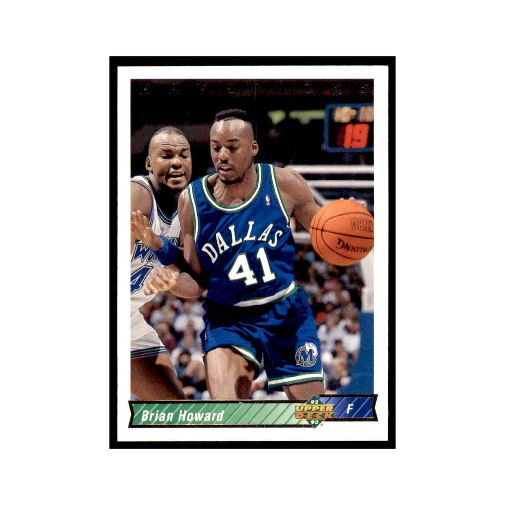 1992 Upper Deck Brian Howard Basketball Cards #378