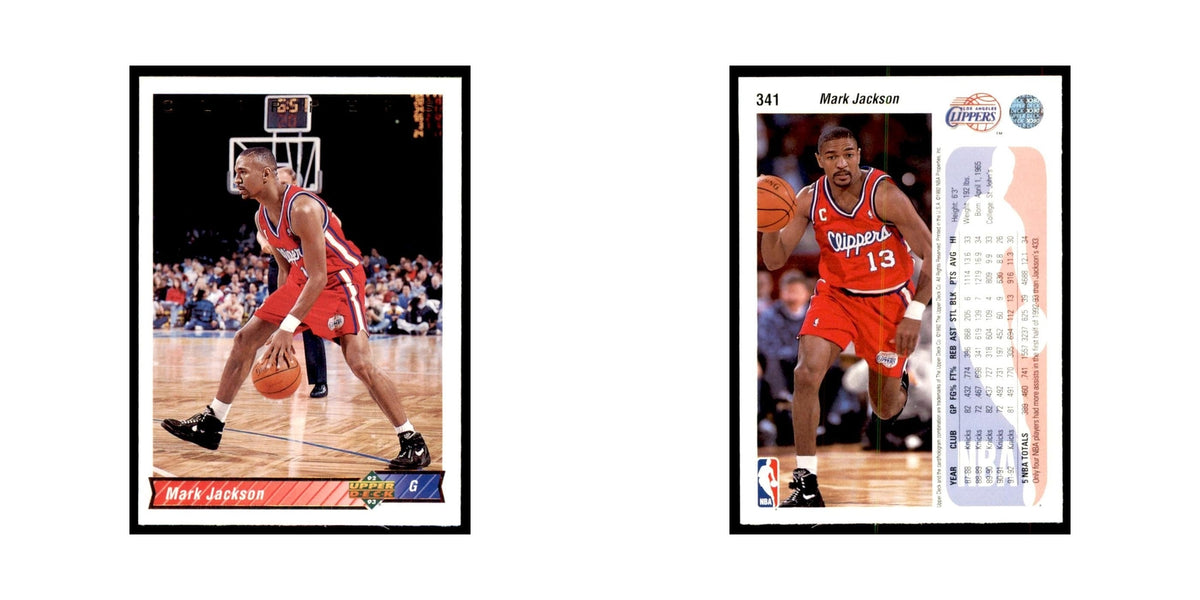 1992 Upper Deck Mark Jackson Basketball Cards #341