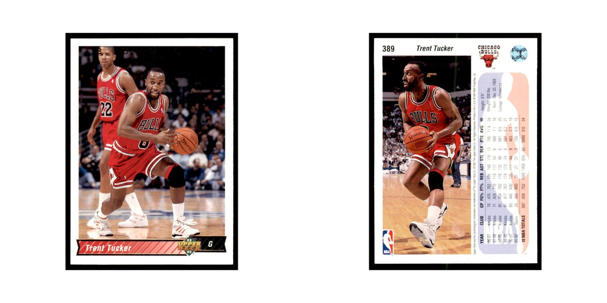1992 Upper Deck Trent Tucker Basketball Cards #389