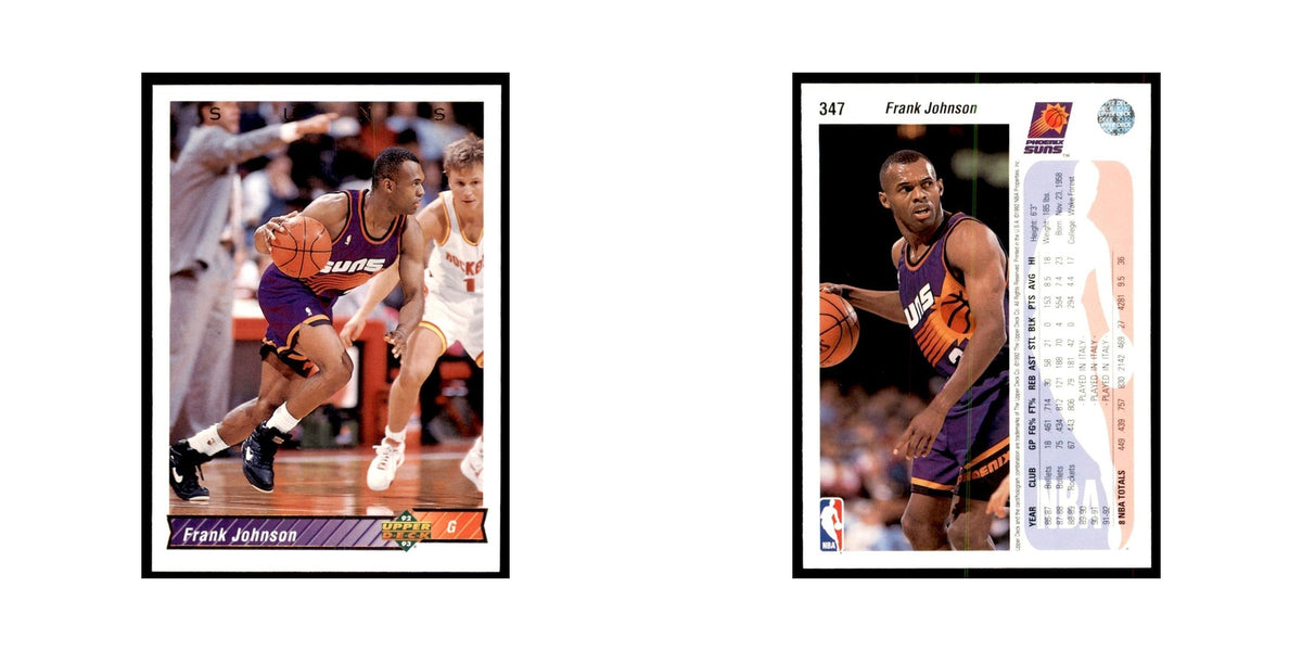 1992 Upper Deck Frank Johnson Basketball Cards #347