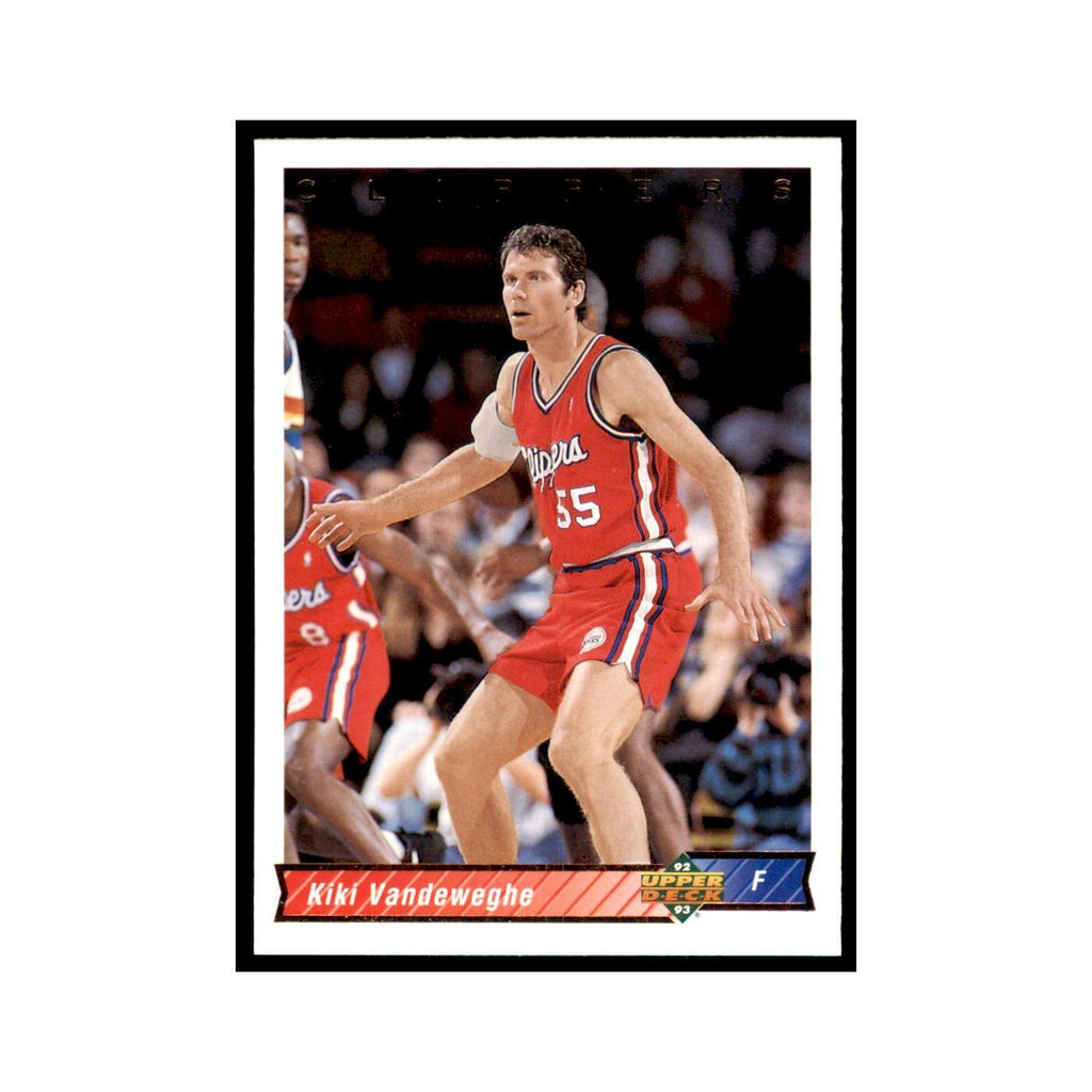 1992 Upper Deck Kiki Vandeweghe Basketball Cards #385