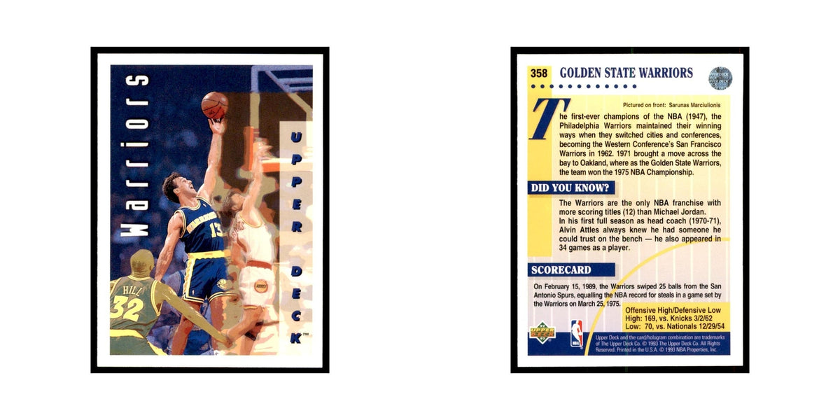 1992 Upper Deck Sarunas Marciulionis Basketball Cards #358