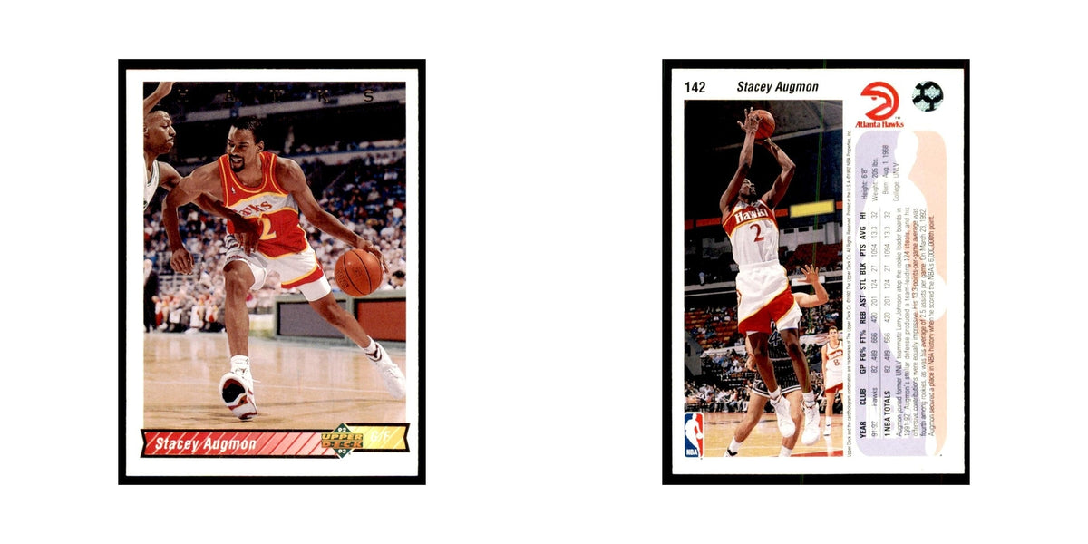 1992 Upper Deck Stacey Augmon Basketball Cards #142