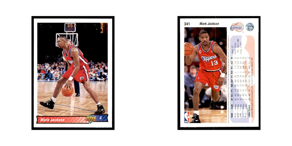 1992 Upper Deck Mark Jackson Basketball Cards #341