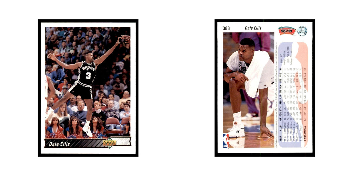 1992 Upper Deck Dale Elllis Basketball Cards #388