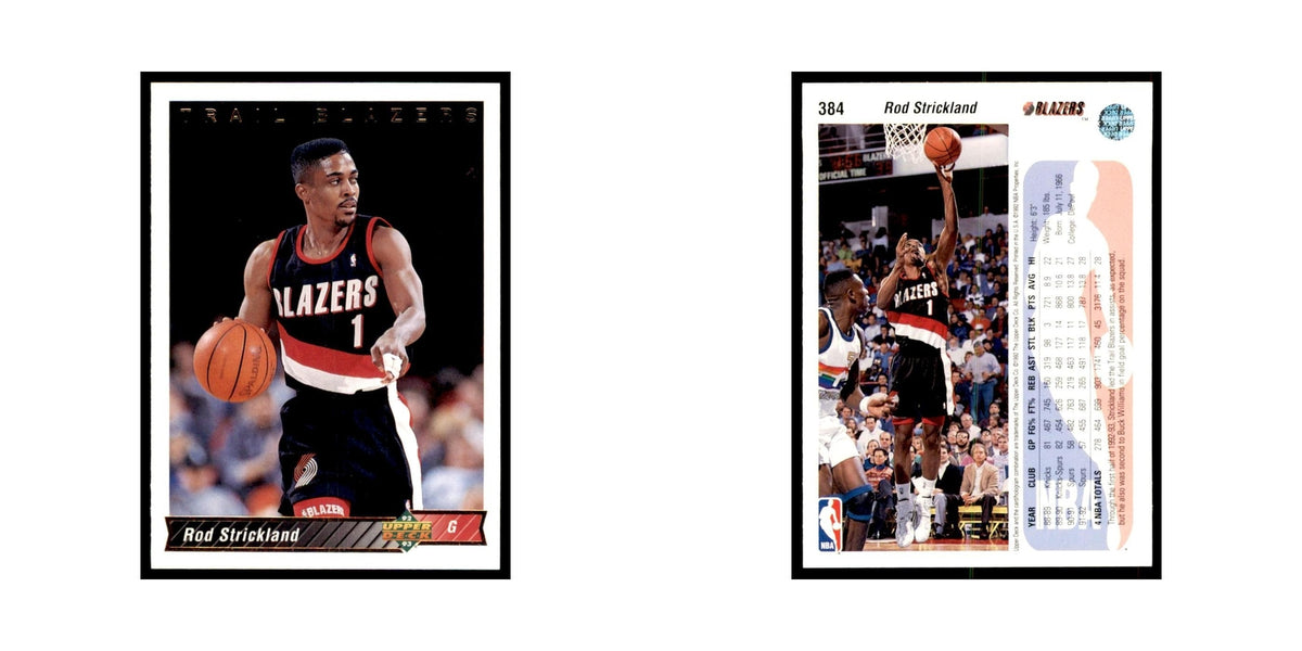 1992 Upper Deck Rod Strickland Basketball Cards #384