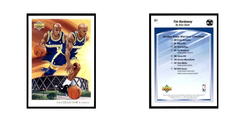 1992 Upper Deck Tim Hardaway Basketball Cards #61