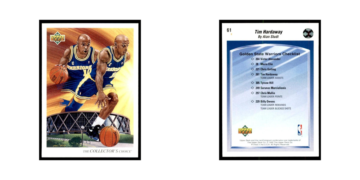 1992 Upper Deck Tim Hardaway Basketball Cards #61
