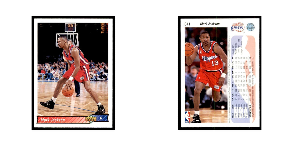 1992 Upper Deck Mark Jackson Basketball Cards #341