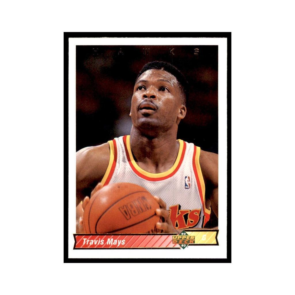 1992 Upper Deck Travis Mays Basketball Cards #379