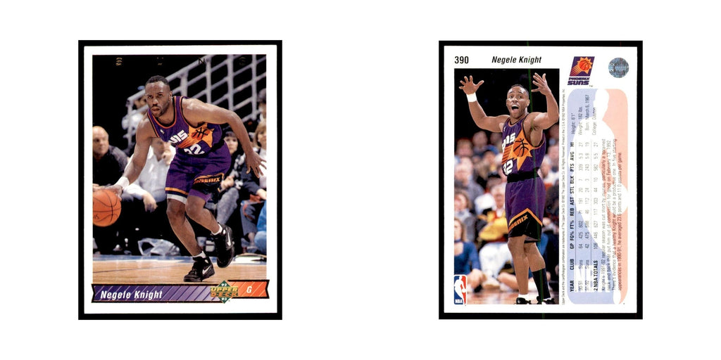 1992 Upper Deck Negele Knight Basketball Cards #390