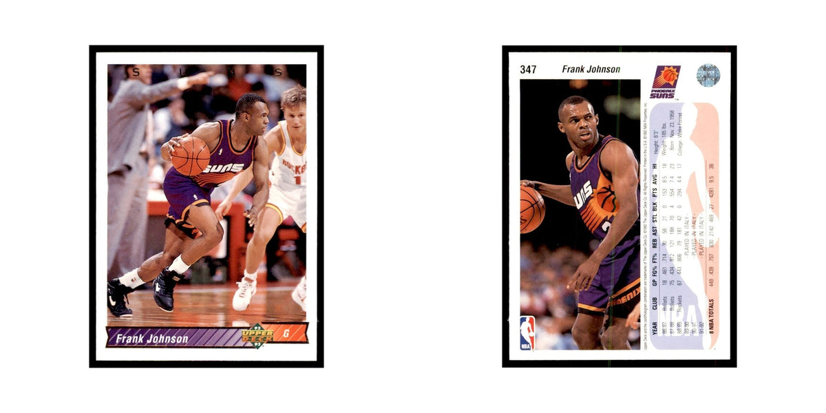 1992 Upper Deck Frank Johnson Basketball Cards #347