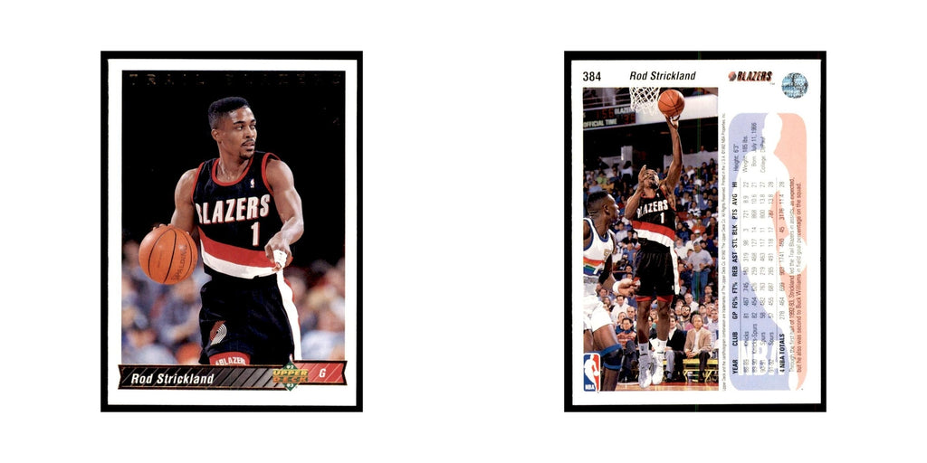 1992 Upper Deck Rod Strickland Basketball Cards #384