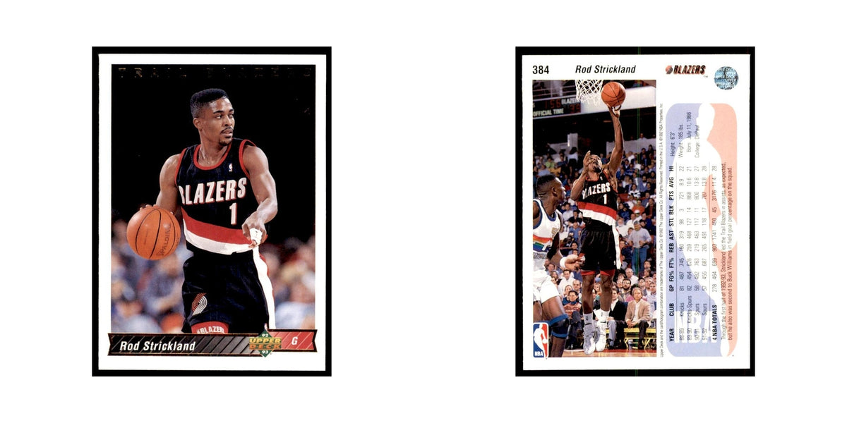 1992 Upper Deck Rod Strickland Basketball Cards #384