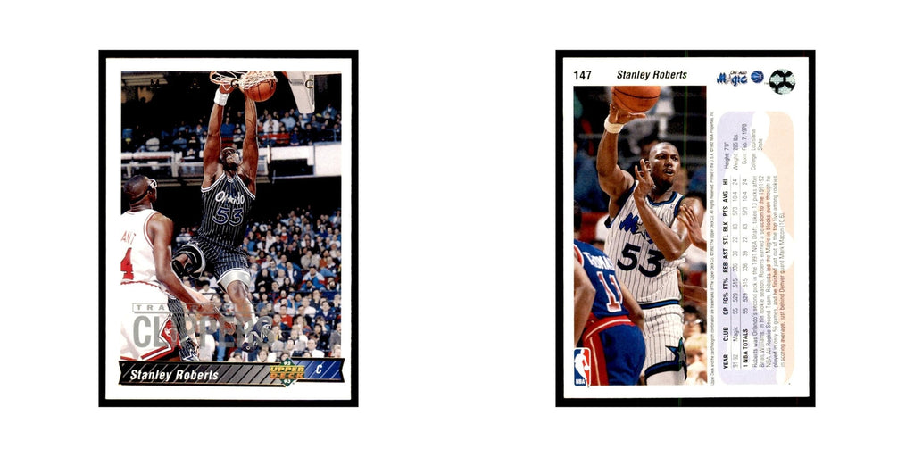1992 Upper Deck Stanley Roberts Basketball Cards #147