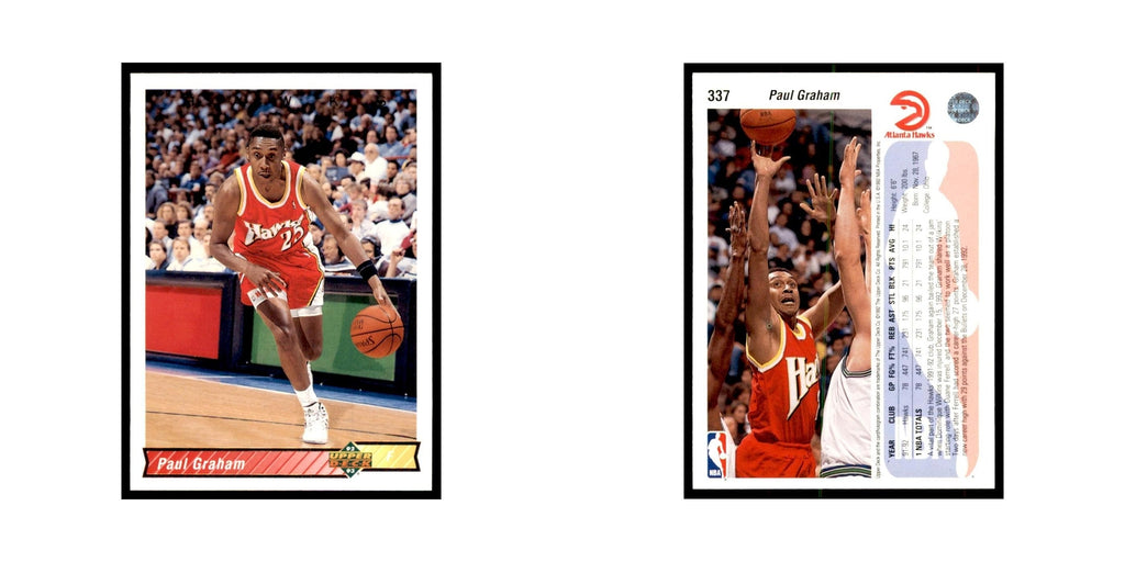 1992 Upper Deck Paul Graham Basketball Cards #337