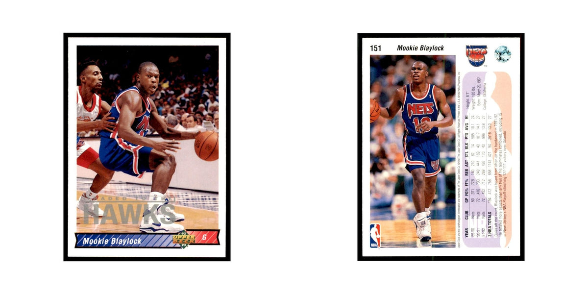 1992 Upper Deck Mookie Blaylock Basketball Cards #151