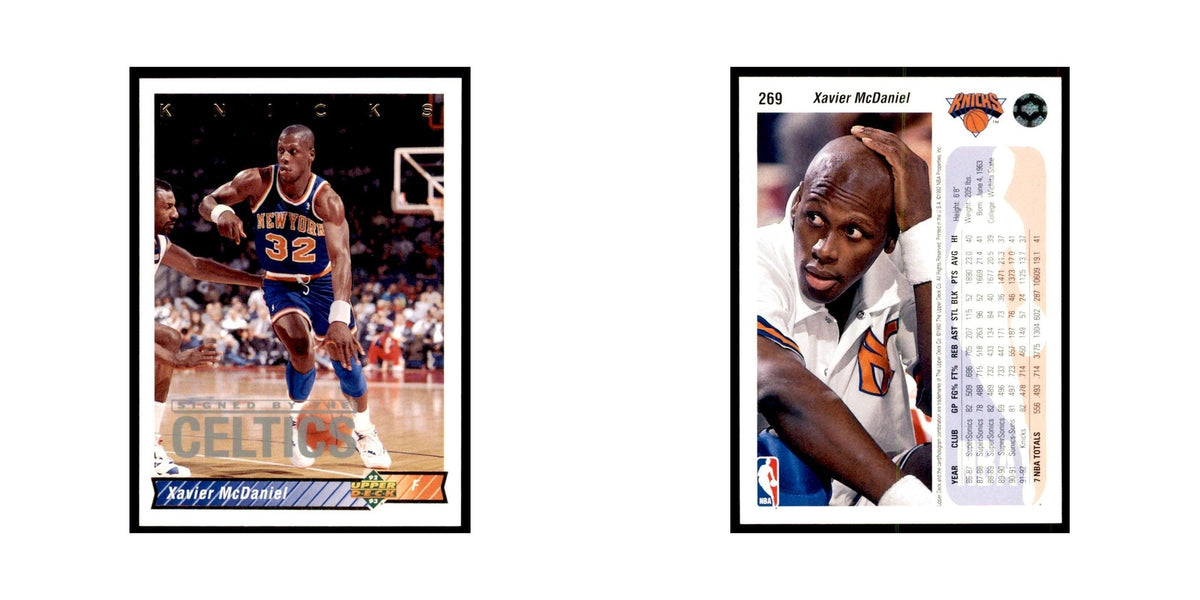 1992 Upper Deck Xavier McDaniel Basketball Cards #269