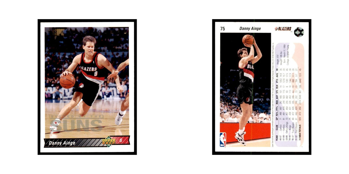 1992 Upper Deck Danny Ainge Basketball Cards #75