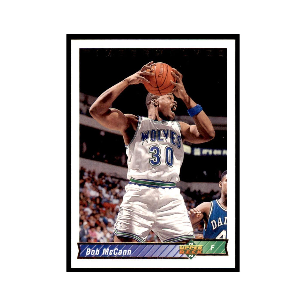 1992 Upper Deck Bob McCann Basketball Cards #382