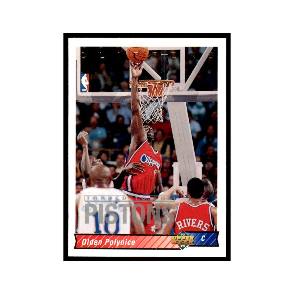 1992 Upper Deck Olden Polynice Basketball Cards #29