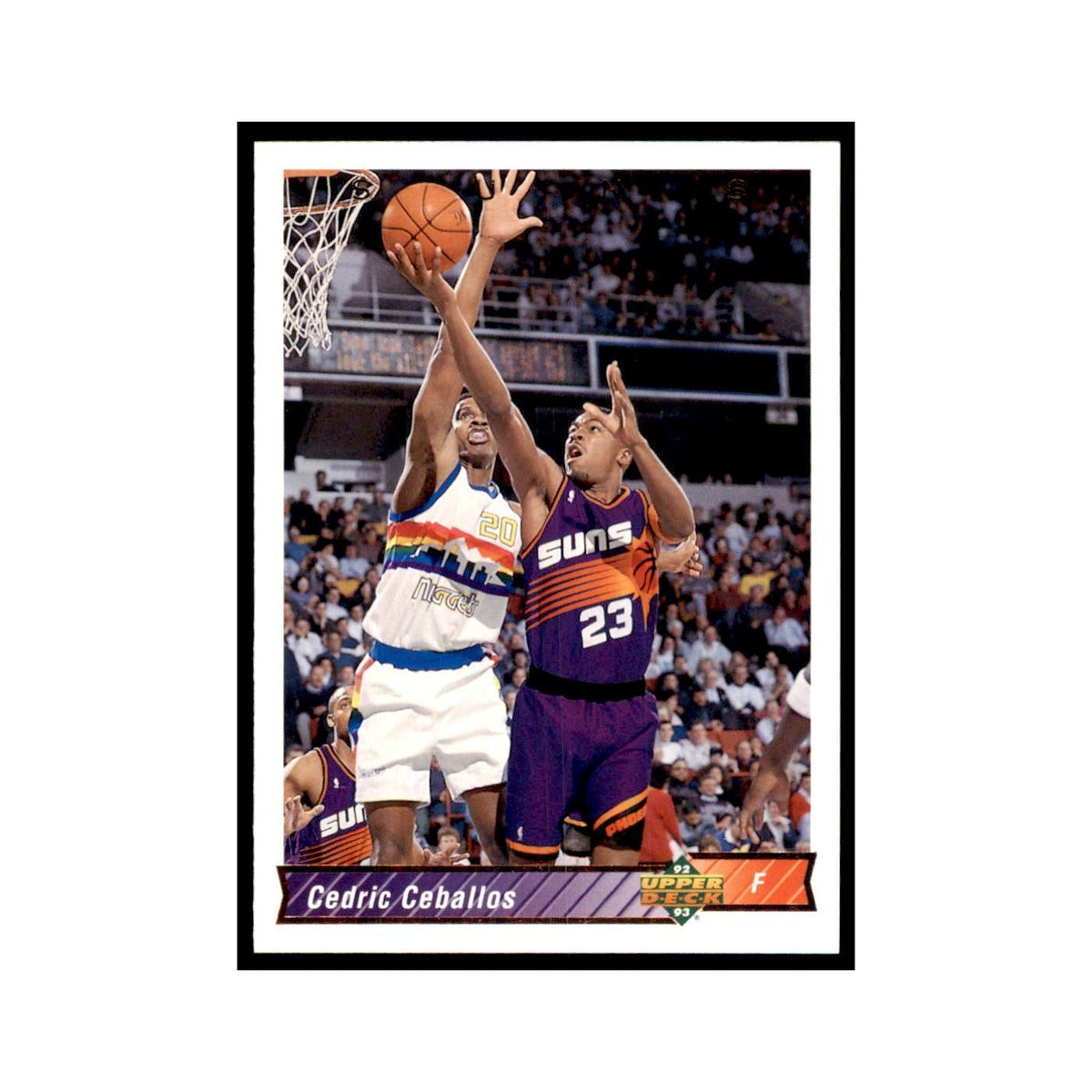 1992 Upper Deck Cedric Ceballos Basketball Cards #383