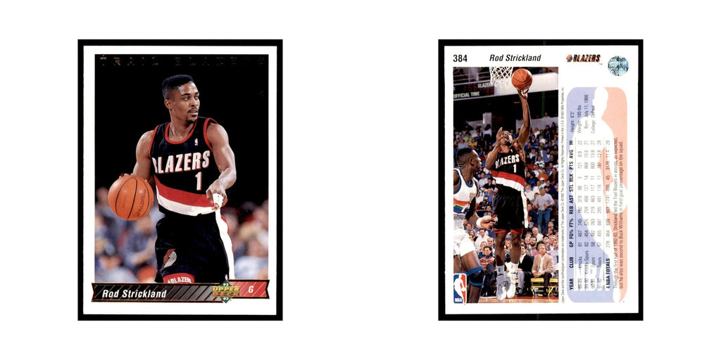 1992 Upper Deck Rod Strickland Basketball Cards #384