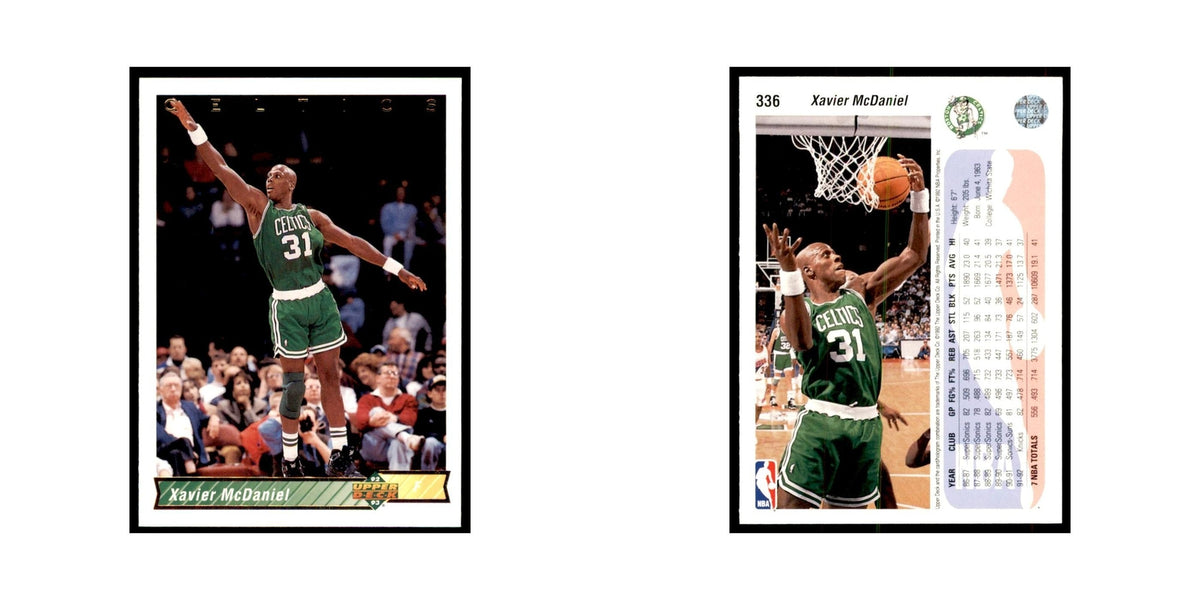 1992 Upper Deck Xavier McDaniel Basketball Cards #336