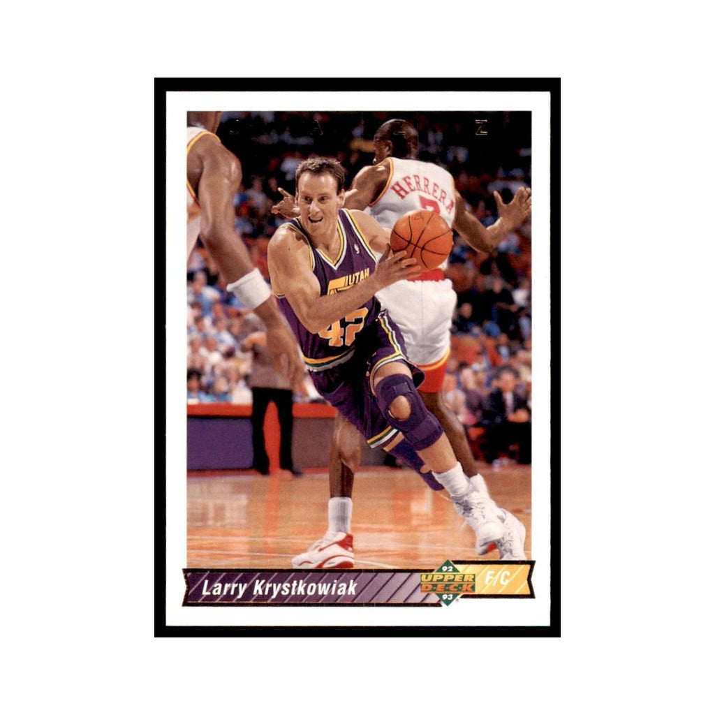 1992 Upper Deck Larry Krystkowiak Basketball Cards #387