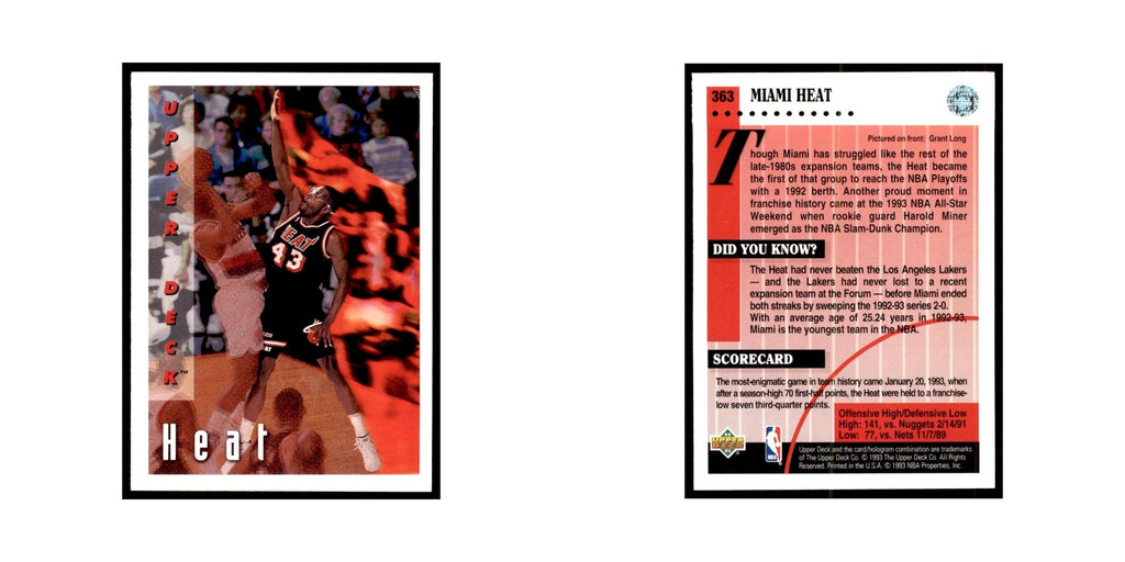 1992 Upper Deck Grant Long Basketball Cards #363