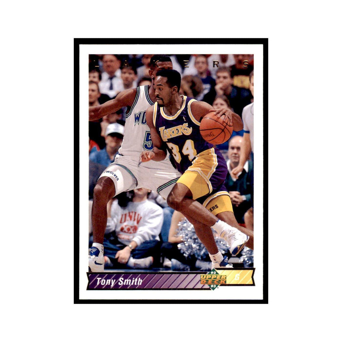 1992 Upper Deck Tony Smith Basketball Cards #102
