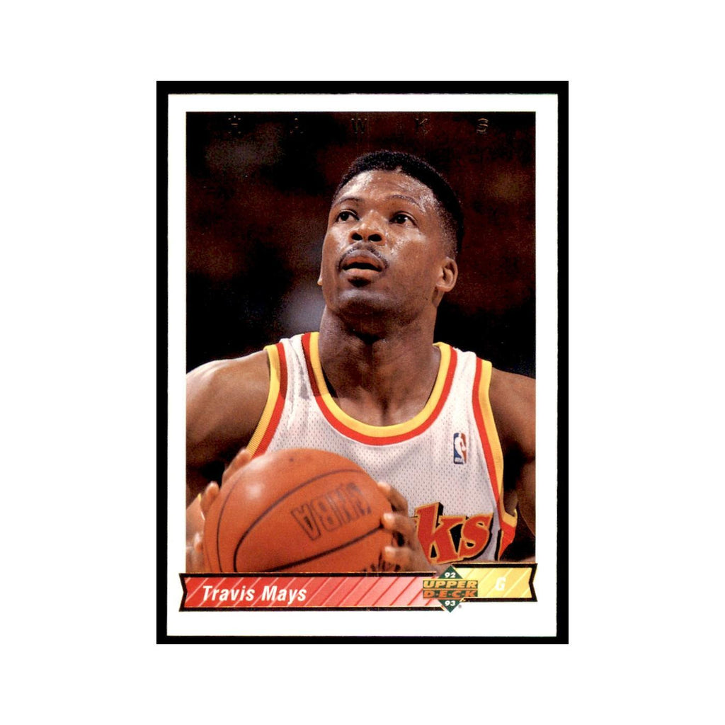 1992 Upper Deck Travis Mays Basketball Cards #379