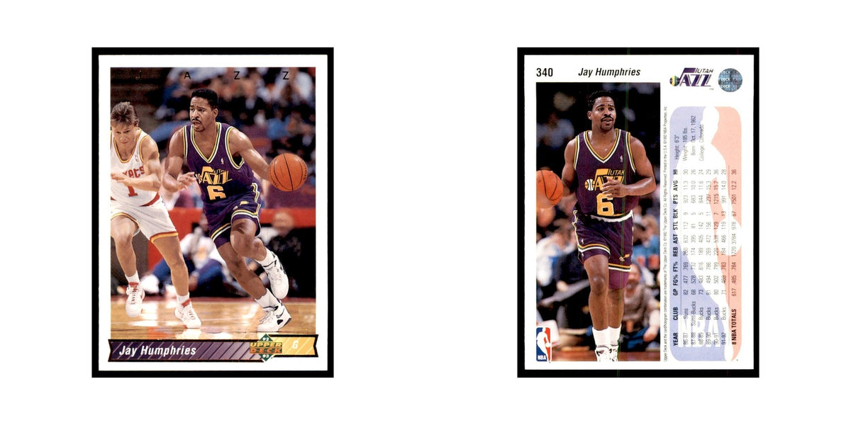 1992 Upper Deck Jay Humphries Basketball Cards #340
