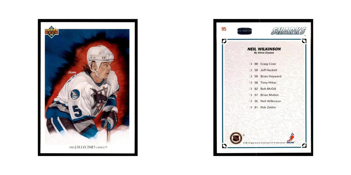 1991 Upper Deck Neil Wilkinson Hockey Cards #95