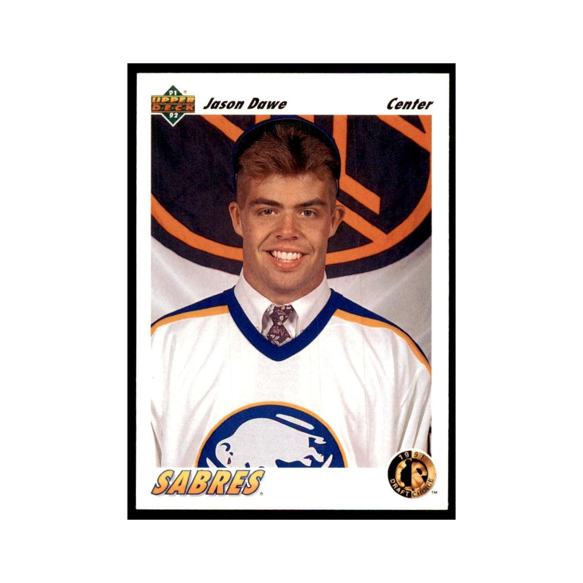 1991 Upper Deck Jason Dawe Hockey Cards #75